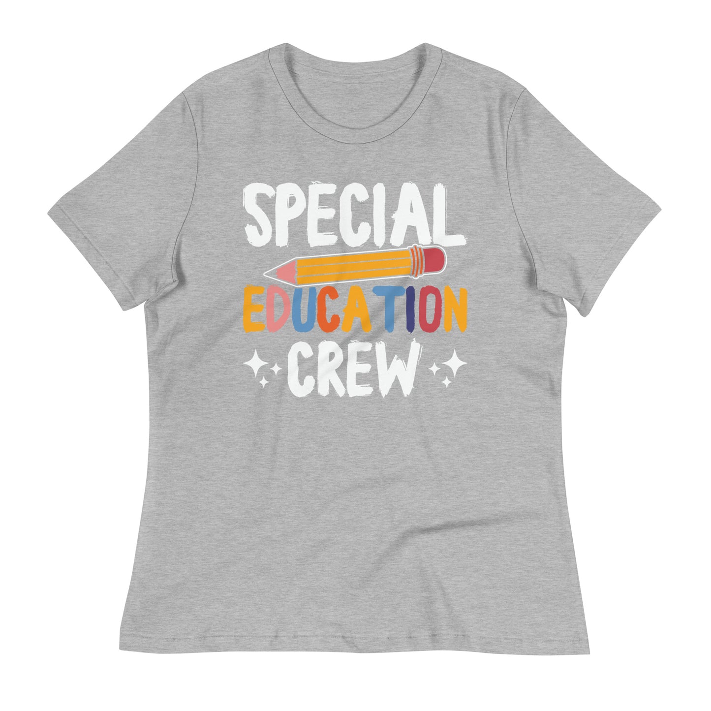 Special Education Crew Teacher Bella Canvas Relaxed Women's T-Shirt