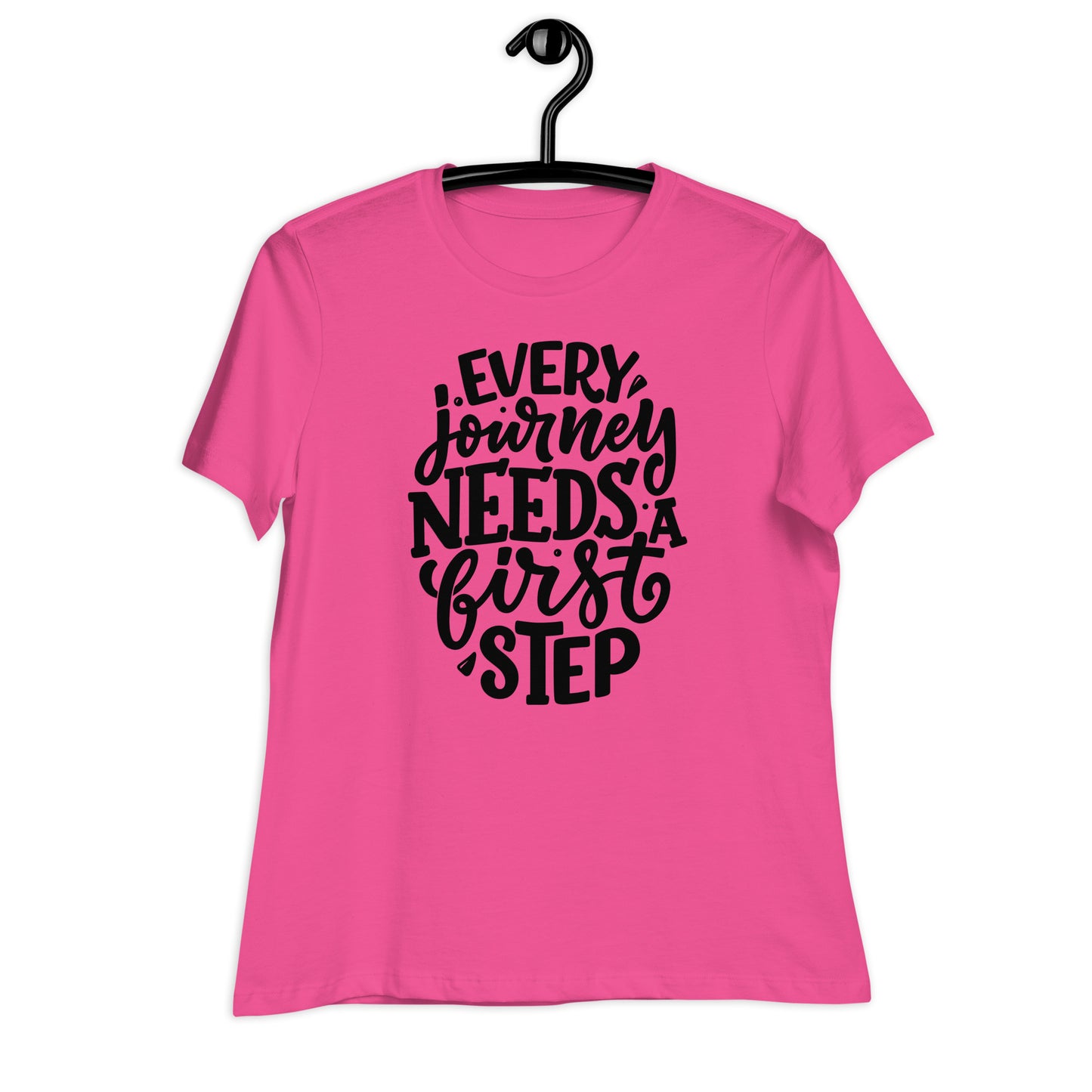 Every Journey Needs a First Step Bella Canvas Relaxed Women's T-Shirt