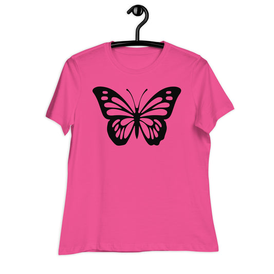 Positivity Self Care Butterfly Bella Canvas Relaxed Women's T-Shirt