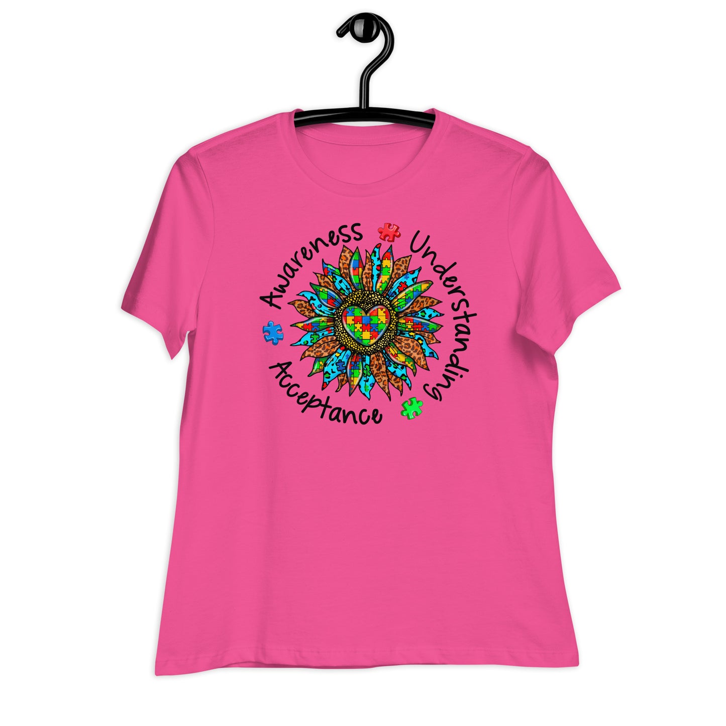 Awareness Understanding Autism Acceptance Bella Canvas Relaxed Women's T-Shirt