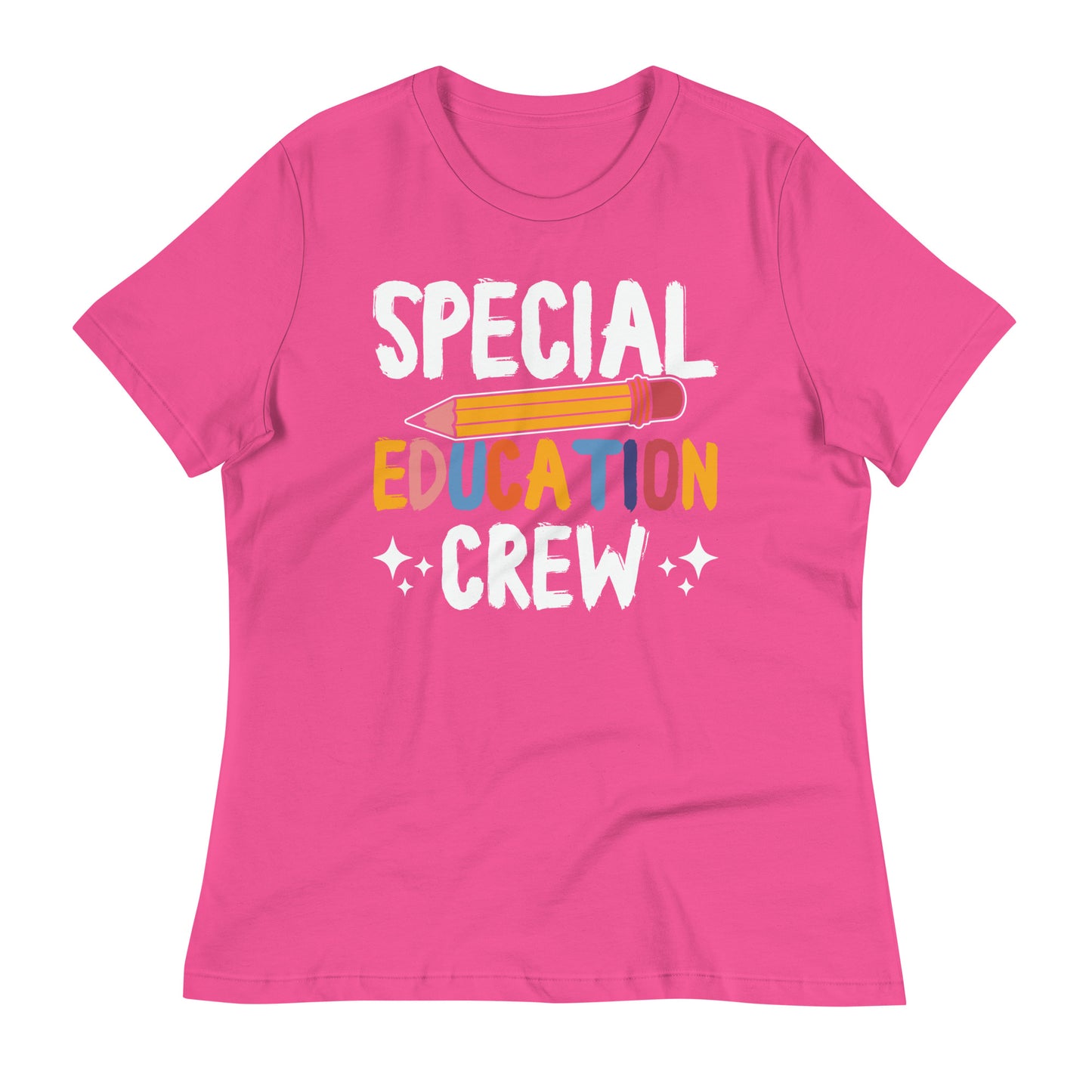 Special Education Crew Teacher Bella Canvas Relaxed Women's T-Shirt