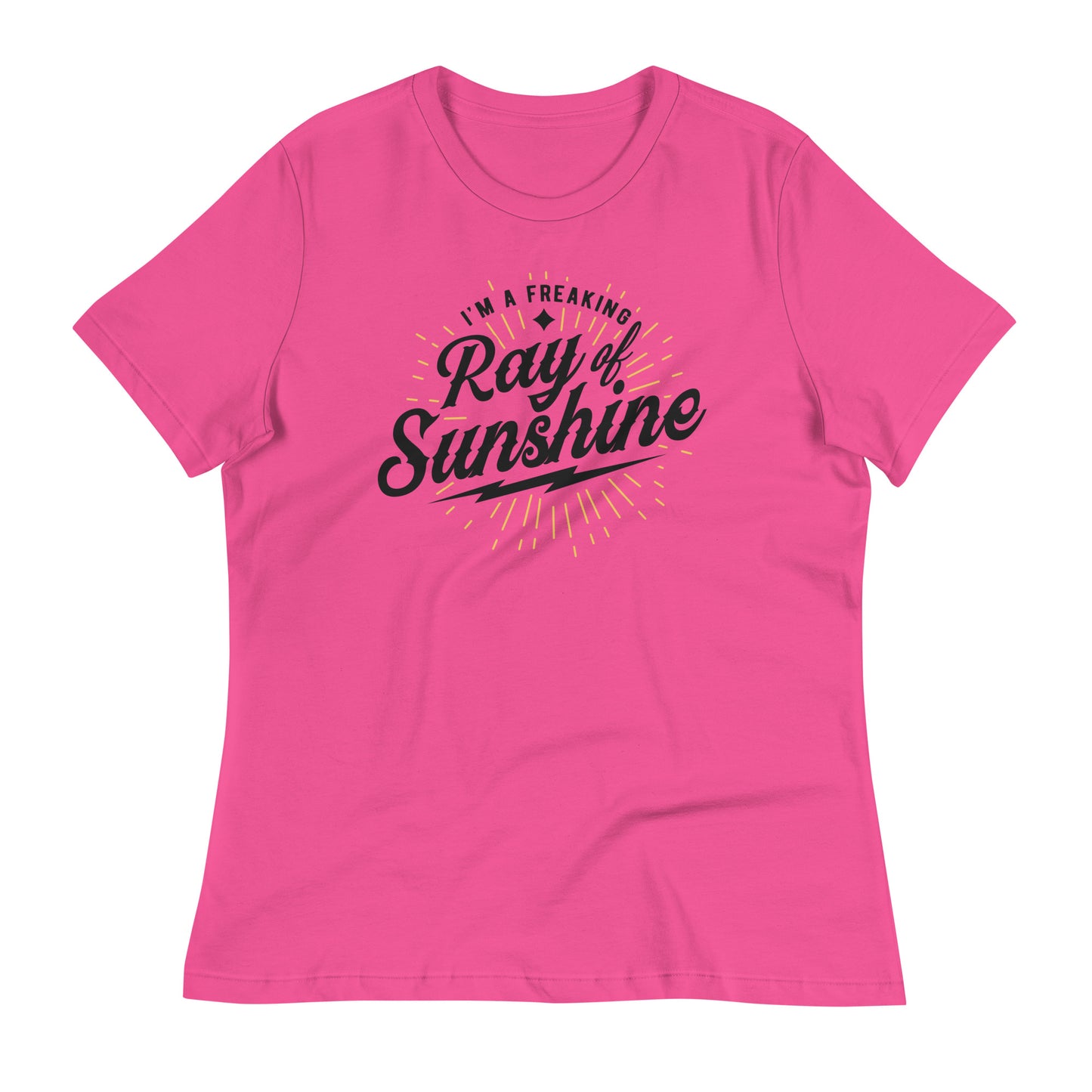 I'm a Freaking Ray of Sunshine Bella Canvas Relaxed Women's T-Shirt