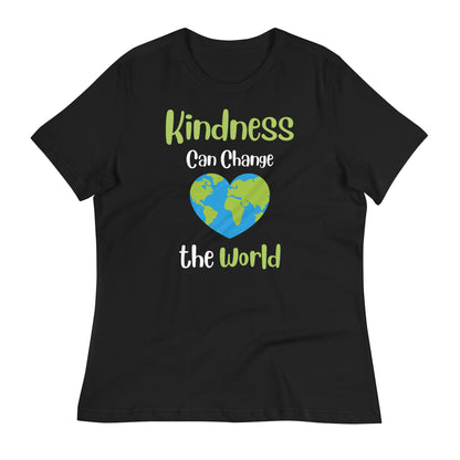 Kindness Can Change the World Bella Canvas Relaxed Women's T-Shirt