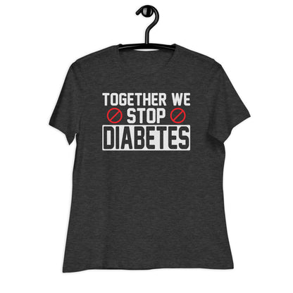 Together We Stop Diabetes Bella Canvas Relaxed Women's T-Shirt