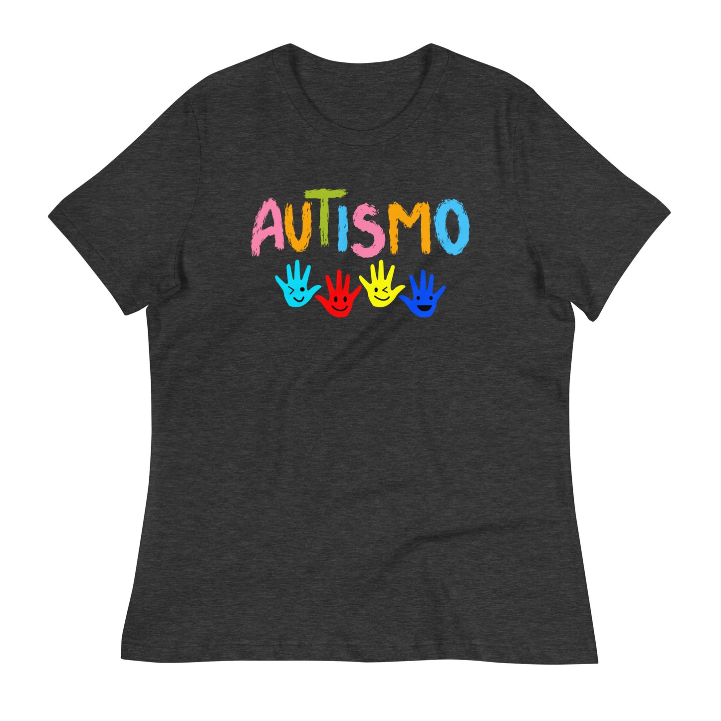 Autismo Autism Acceptance Bella Canvas Relaxed Women's T-Shirt