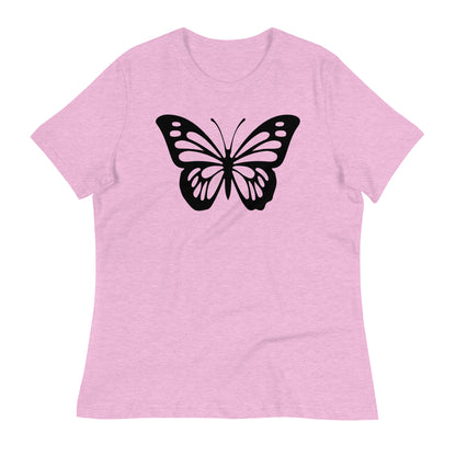 Positivity Self Care Butterfly Bella Canvas Relaxed Women's T-Shirt