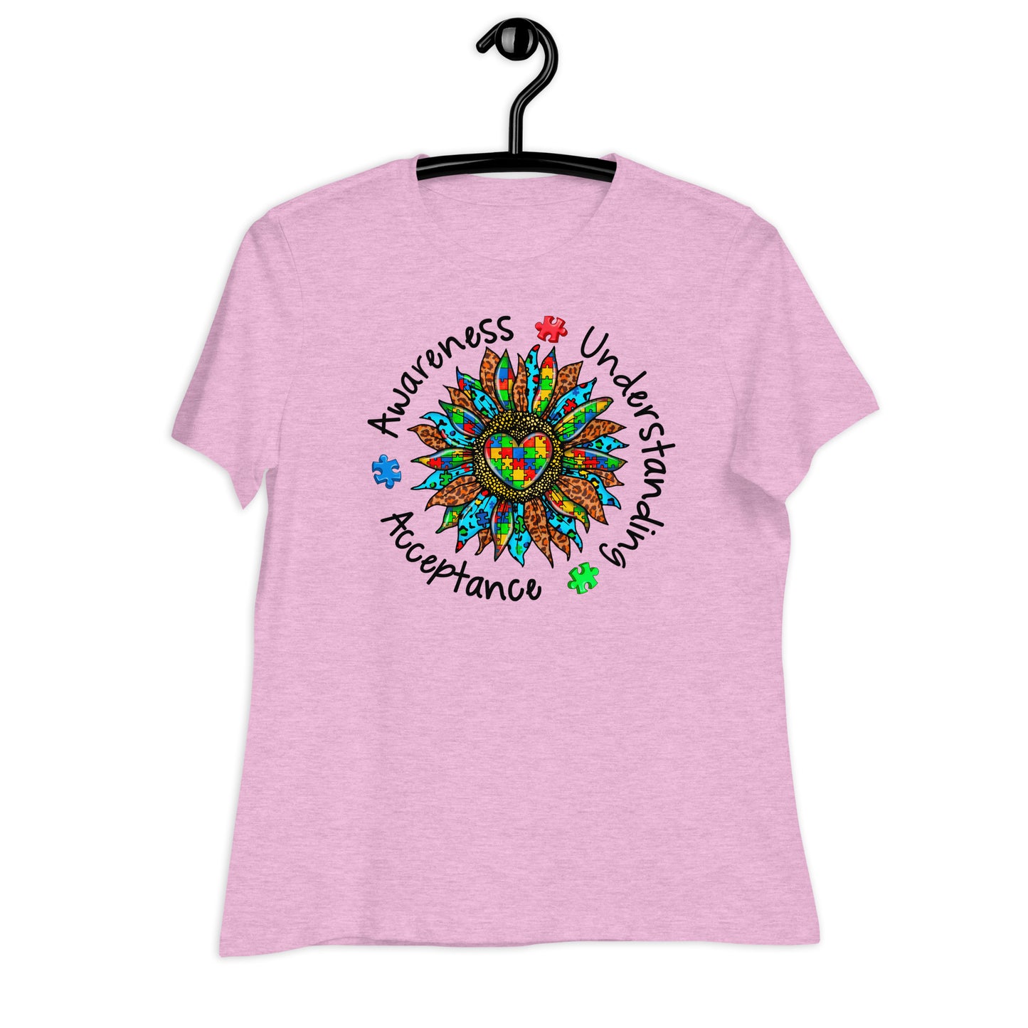 Awareness Understanding Autism Acceptance Bella Canvas Relaxed Women's T-Shirt