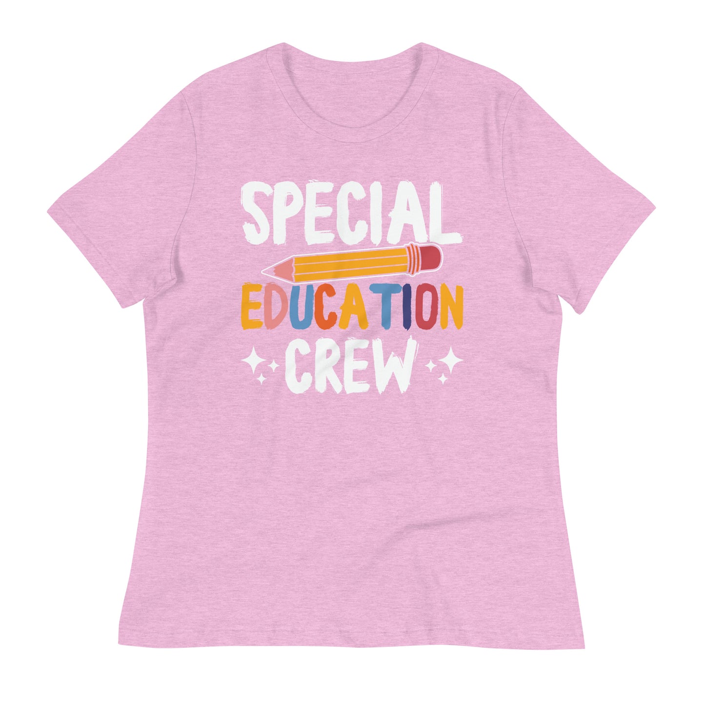 Special Education Crew Teacher Bella Canvas Relaxed Women's T-Shirt