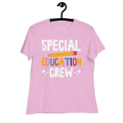 Special Education Crew Teacher Bella Canvas Relaxed Women's T-Shirt