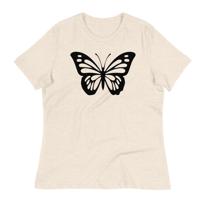 Positivity Self Care Butterfly Bella Canvas Relaxed Women's T-Shirt