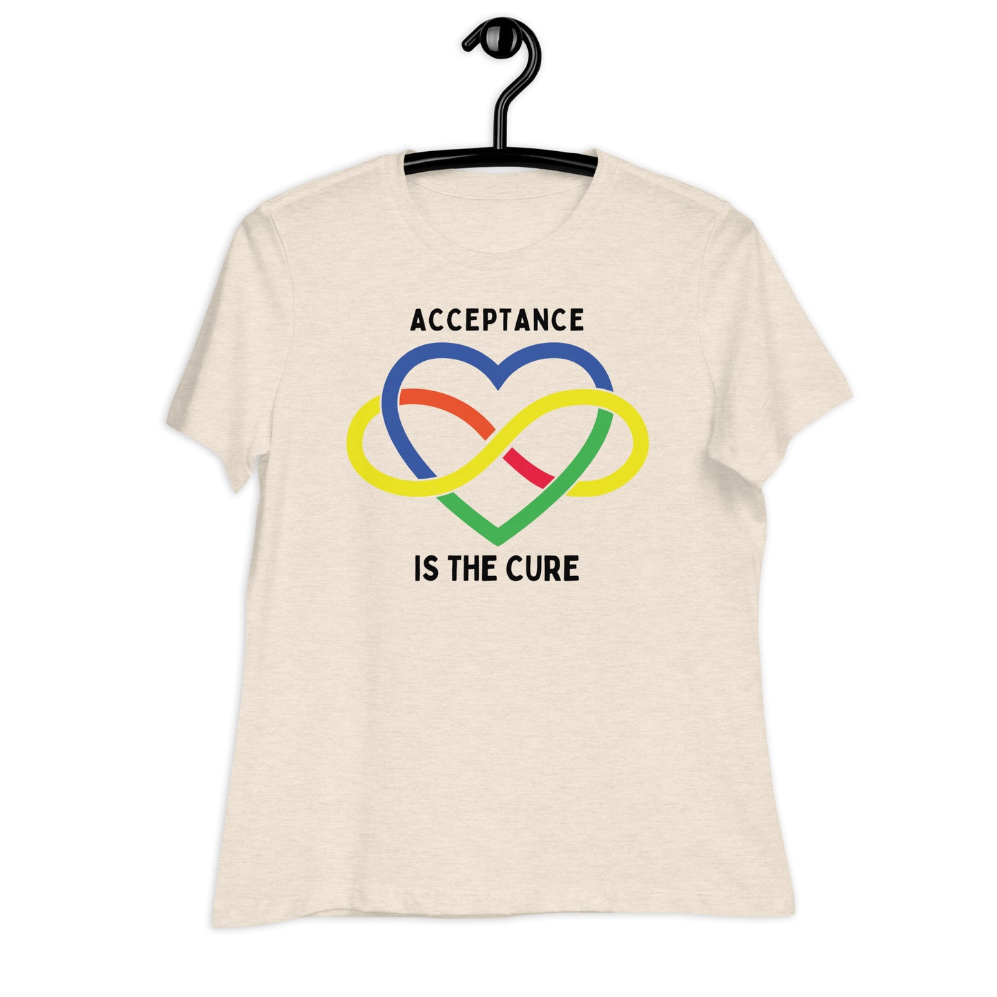 Acceptance is the Cure Bella Canvas Relaxed Women's T-Shirt