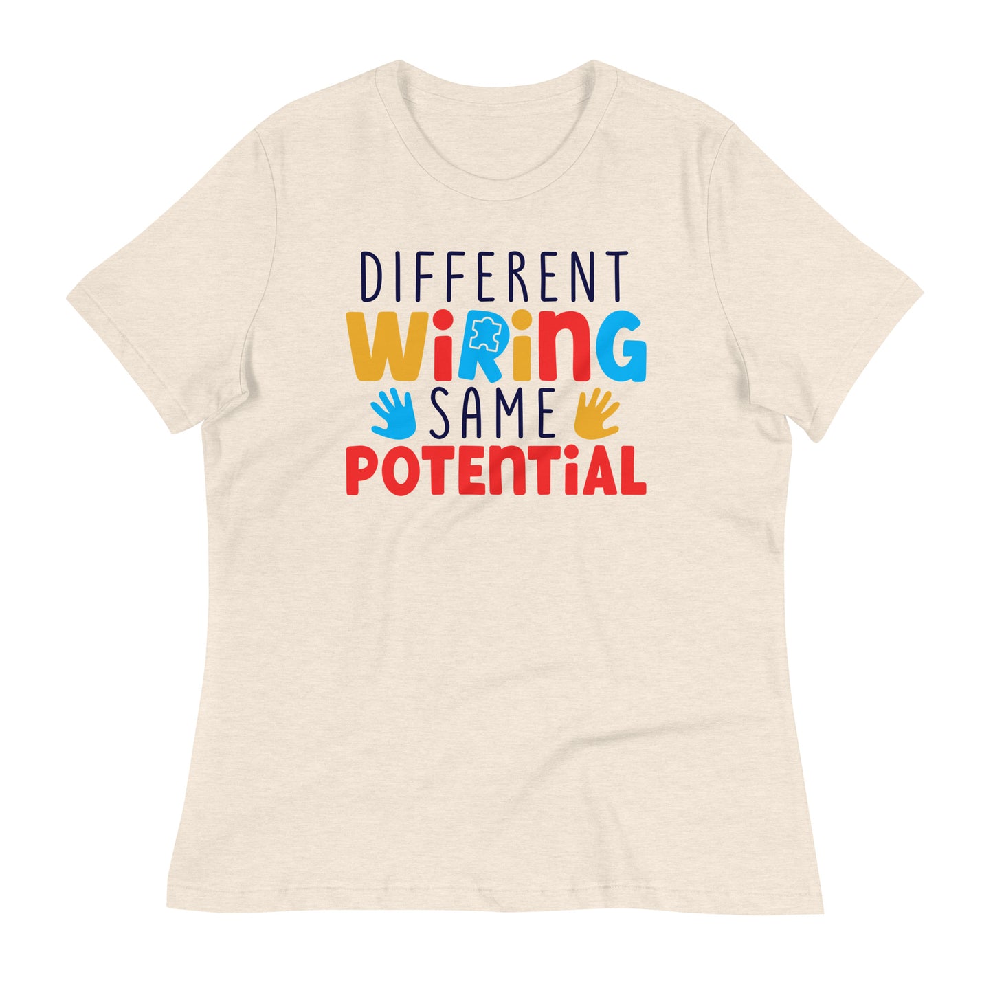 Different Wiring Same Potential Bella Canvas Relaxed Women's T-Shirt