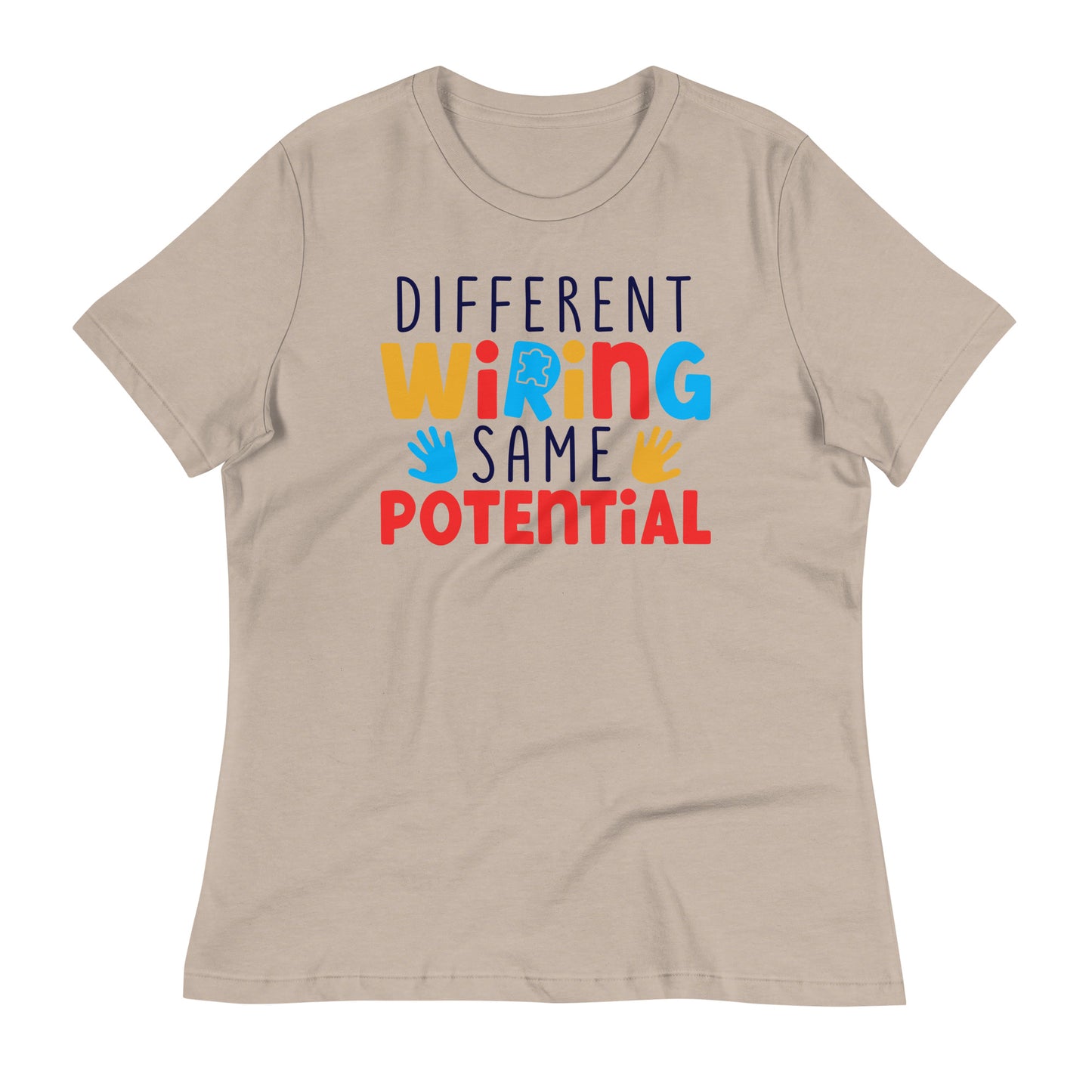 Different Wiring Same Potential Bella Canvas Relaxed Women's T-Shirt