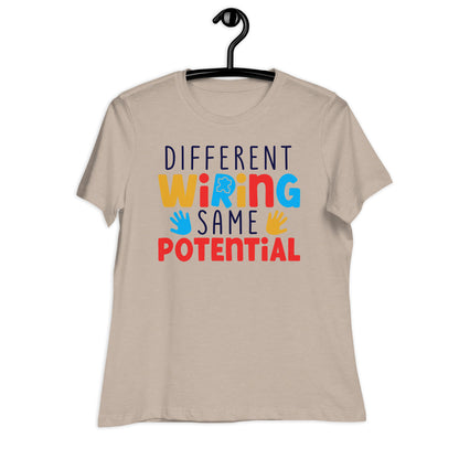 Different Wiring Same Potential Bella Canvas Relaxed Women's T-Shirt