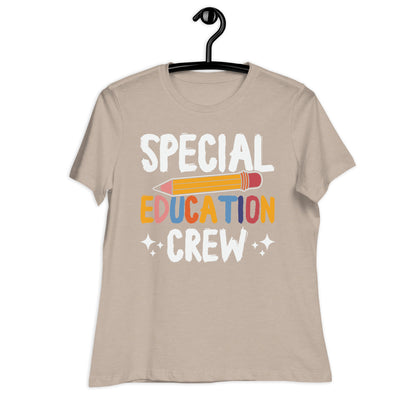 Special Education Crew Teacher Bella Canvas Relaxed Women's T-Shirt