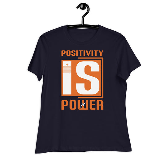 Positivity is Power Bella Canvas Relaxed Women's T-Shirt