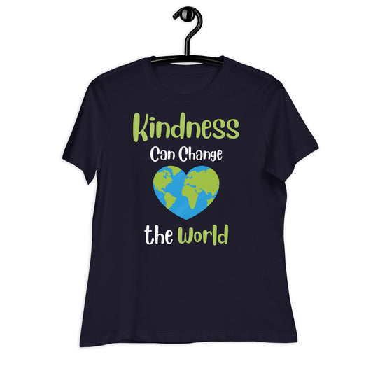 Kindness Can Change the World Bella Canvas Relaxed Women's T-Shirt