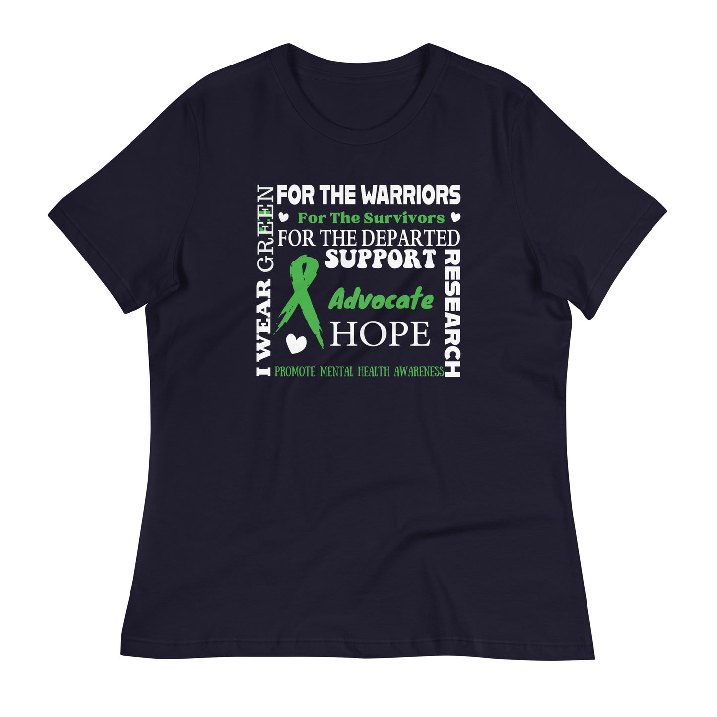 Promote Mental Health Awareness Bella Canvas Relaxed Women's T-Shirt