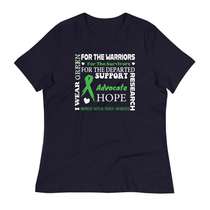 Promote Mental Health Awareness Bella Canvas Relaxed Women's T-Shirt