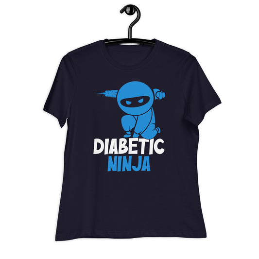 Diabetic Ninja Bella Canvas Relaxed Women's T-Shirt