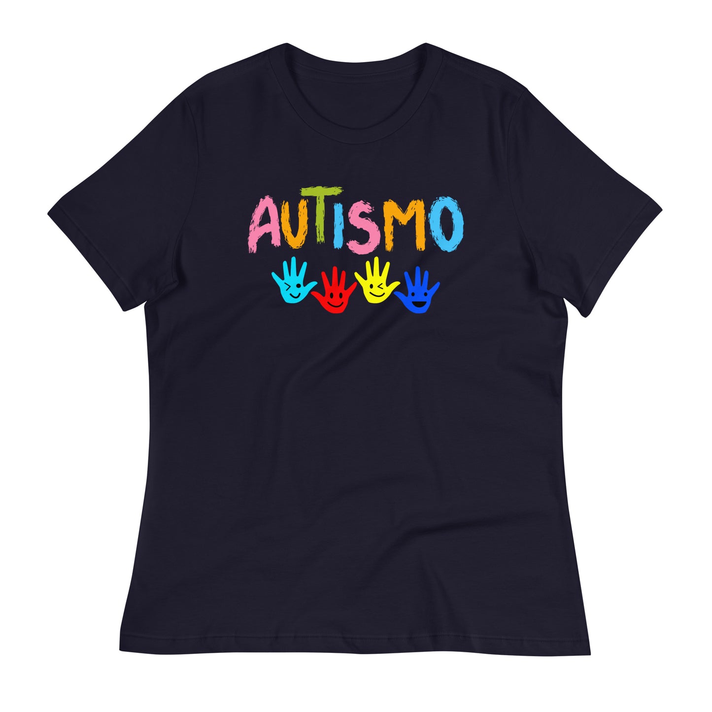 Autismo Autism Acceptance Bella Canvas Relaxed Women's T-Shirt