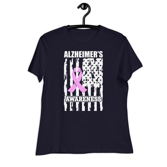 Alzheimer's Awareness Bella Canvas Relaxed Women's T-Shirt