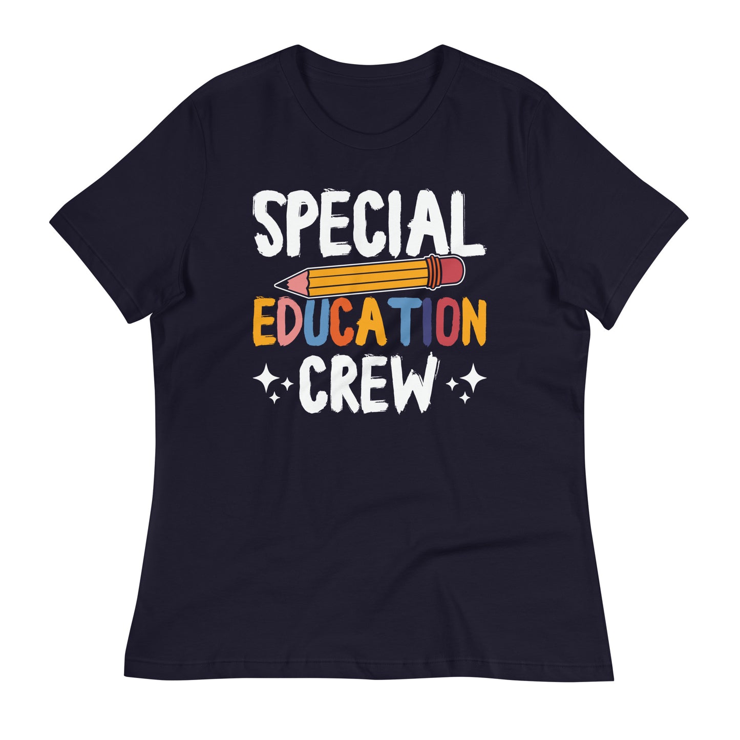 Special Education Crew Teacher Bella Canvas Relaxed Women's T-Shirt