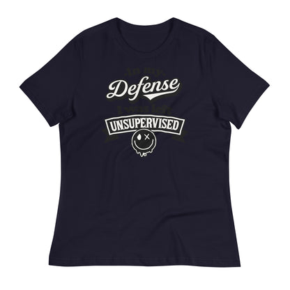 In My Defense I Was Left Unsupervised Bella Canvas Relaxed Women's T-Shirt