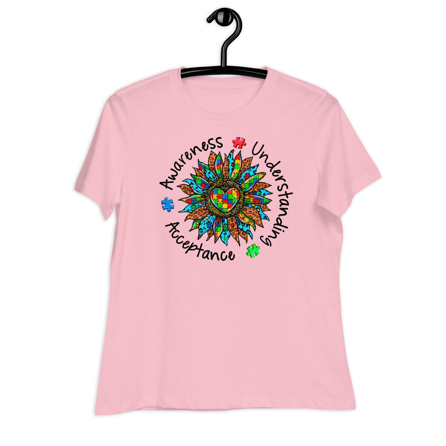 Awareness Understanding Autism Acceptance Bella Canvas Relaxed Women's T-Shirt