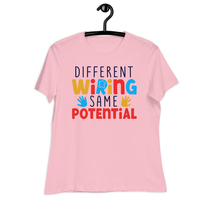 Different Wiring Same Potential Bella Canvas Relaxed Women's T-Shirt