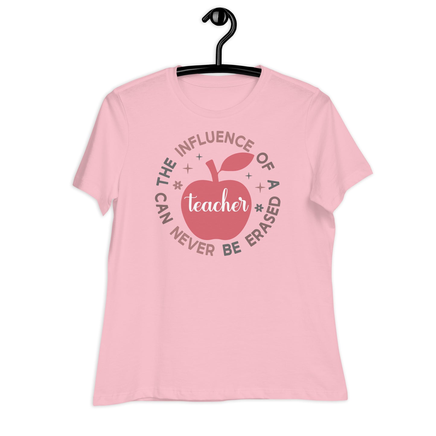 The Influence of a Teacher Can Never Be Erased Bella Canvas Relaxed Women's T-Shirt