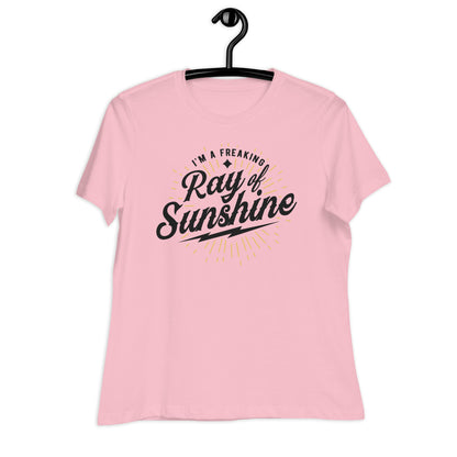 I'm a Freaking Ray of Sunshine Bella Canvas Relaxed Women's T-Shirt