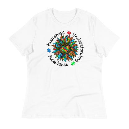 Awareness Understanding Autism Acceptance Bella Canvas Relaxed Women's T-Shirt