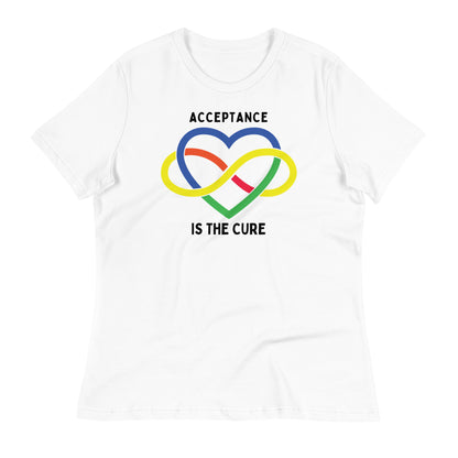Acceptance is the Cure Bella Canvas Relaxed Women's T-Shirt