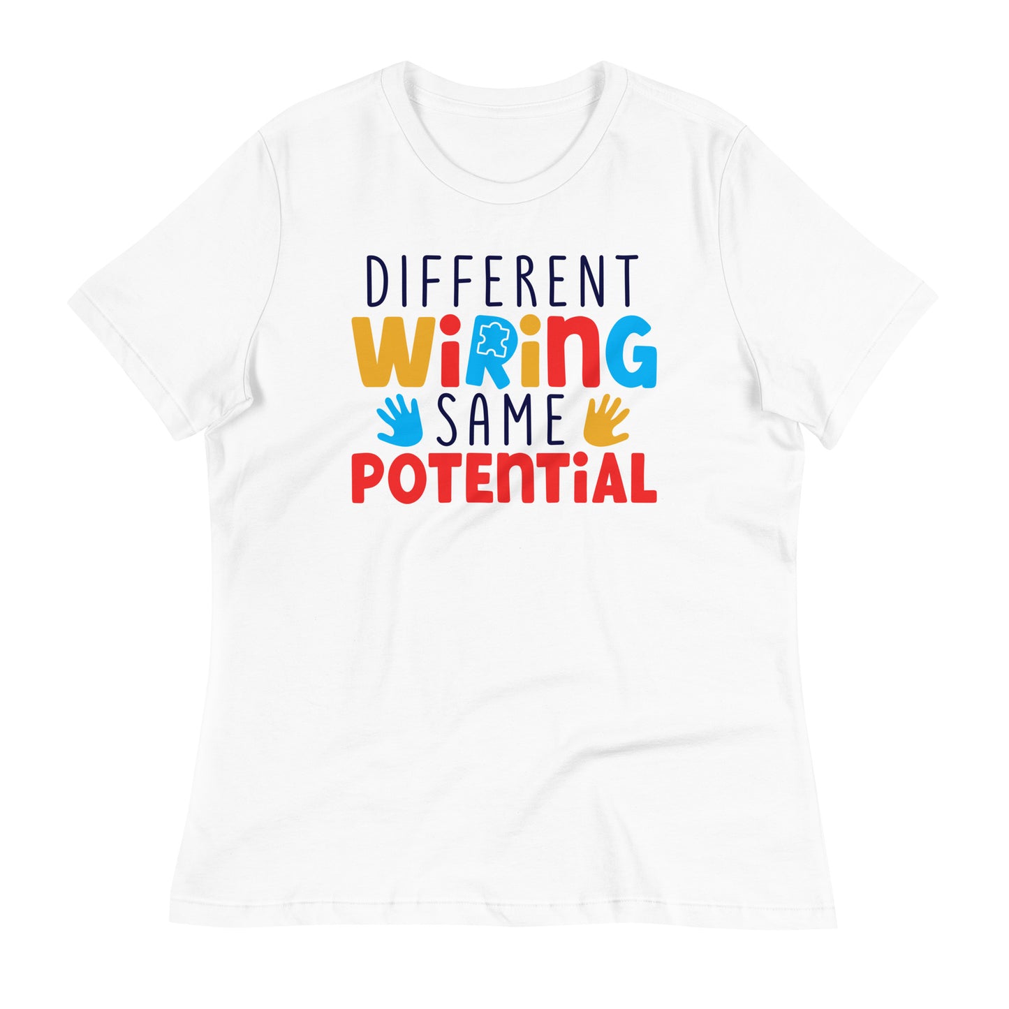 Different Wiring Same Potential Bella Canvas Relaxed Women's T-Shirt