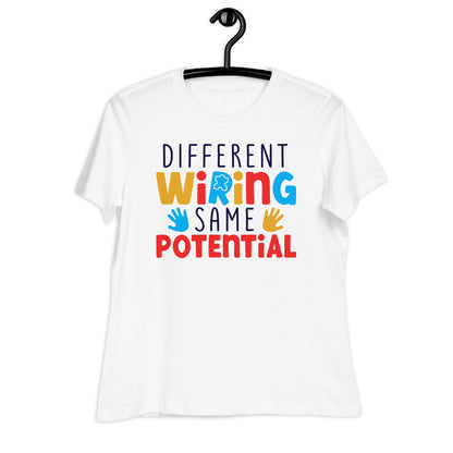 Different Wiring Same Potential Bella Canvas Relaxed Women's T-Shirt