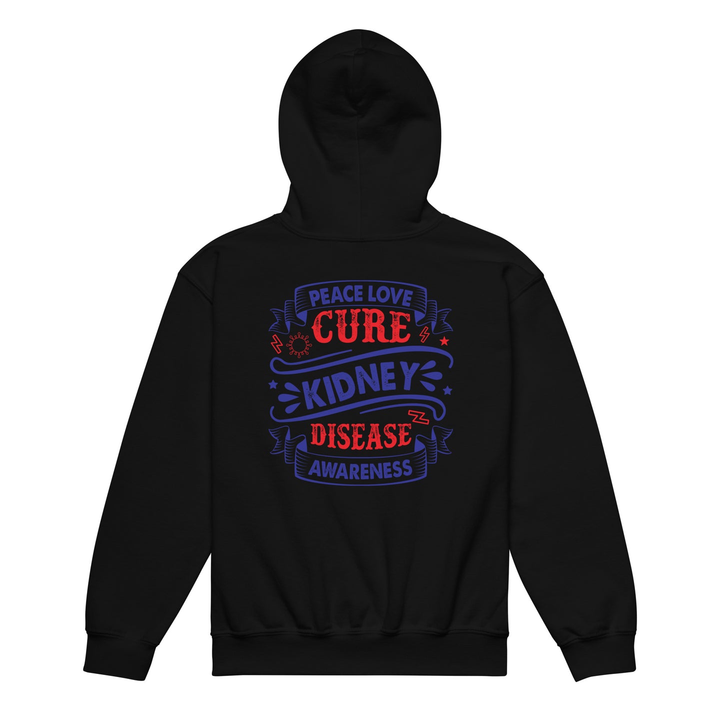 Kidney Awareness Quality Gildan Youth Hoodie