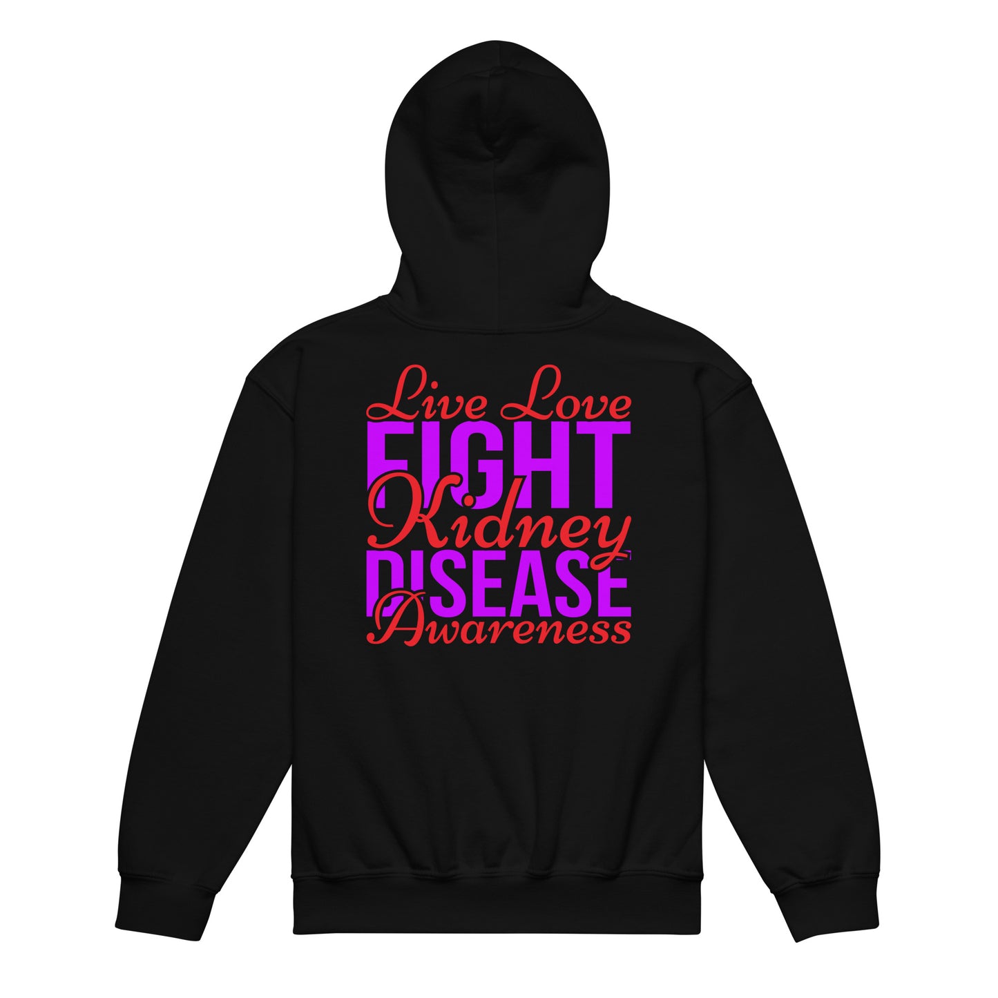 Kidney Awareness Quality Gildan Youth Hoodie