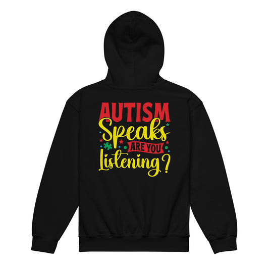 Autism Acceptance Together Quality Gildan Classic Youth Hoodie