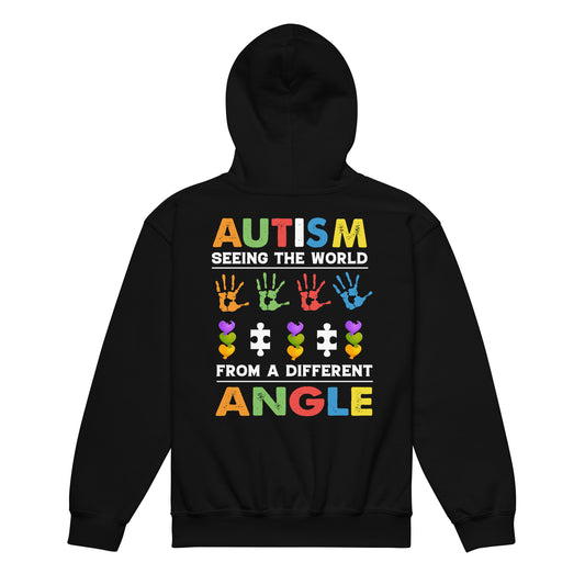 Autism Acceptance Together Quality Gildan Classic Youth Hoodie