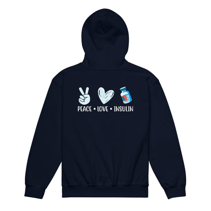 Diabetes Awareness Quality Gildan Youth Hoodie