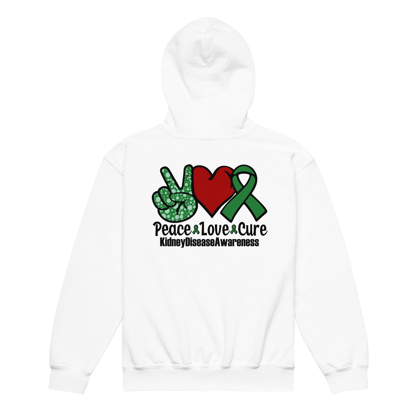 Kidney Awareness Quality Gildan Youth Hoodie