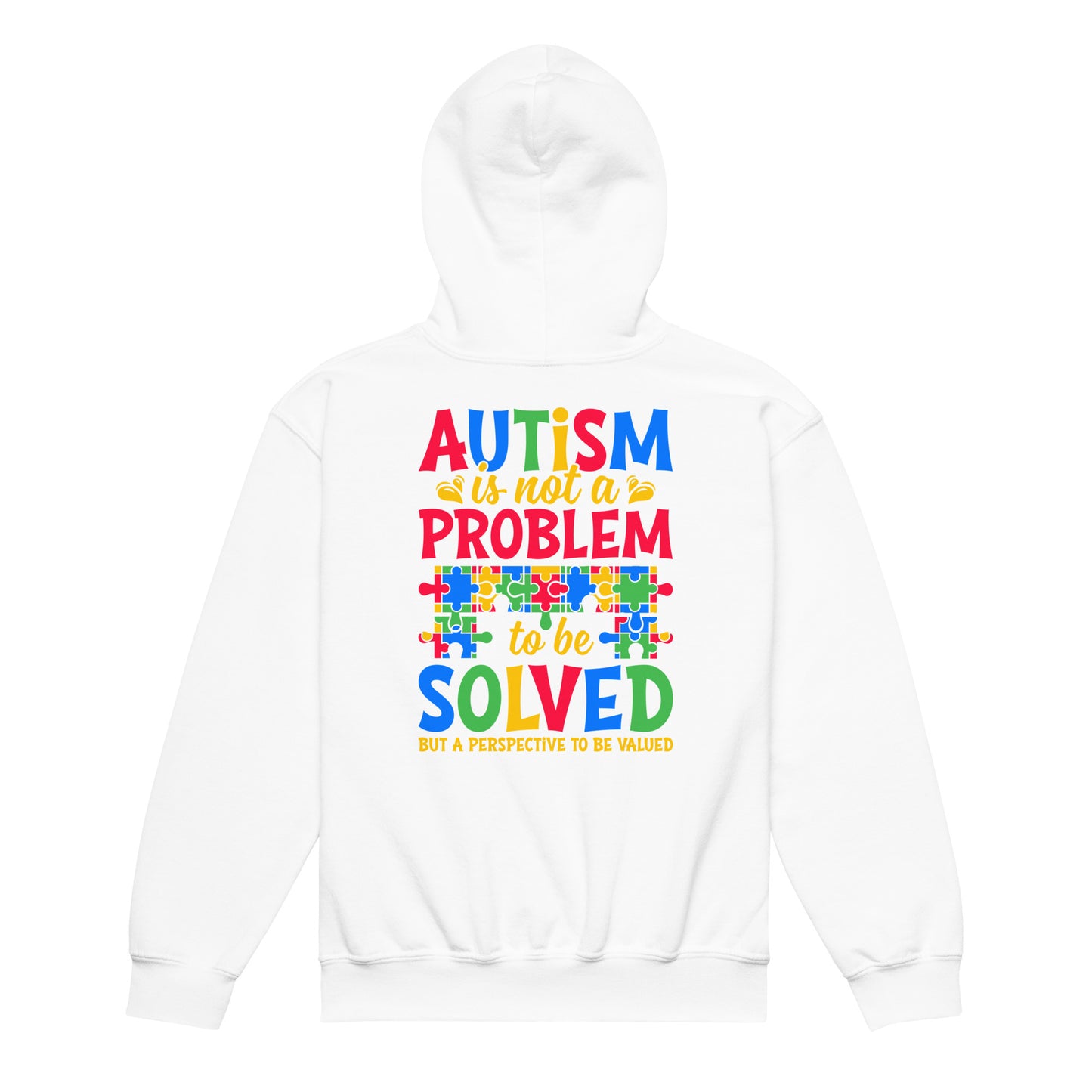 Autism Acceptance Together Quality Gildan Classic Youth Hoodie