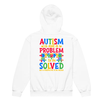 Autism Acceptance Together Quality Gildan Classic Youth Hoodie