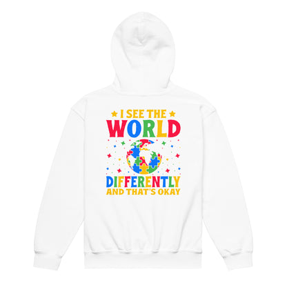 Autism Acceptance Together Quality Gildan Classic Youth Hoodie