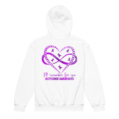 Alzheimer's Awareness Quality Gildan Classic Youth Hoodie