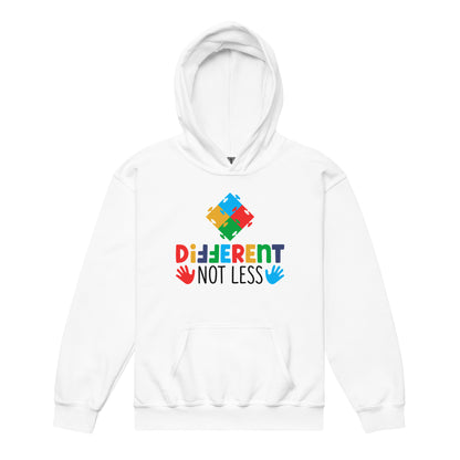 Different Not Less Autism Acceptance Classic Gildan Youth Hoodie