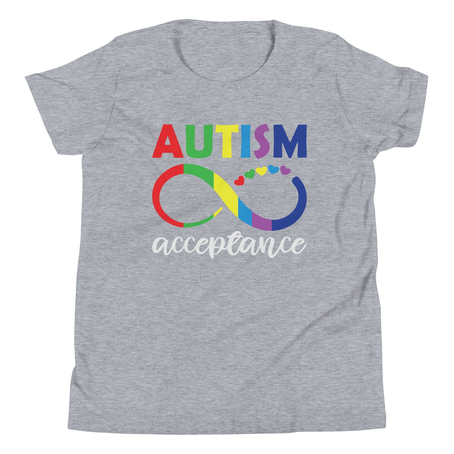 Autism Acceptance Together Quality Cotton Bella Canvas Youth T-Shirt