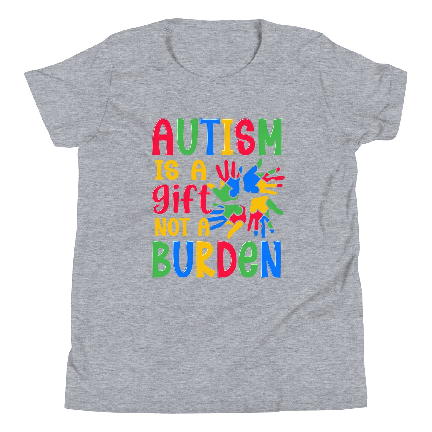 Autism Acceptance Together Quality Cotton Bella Canvas Youth T-Shirt