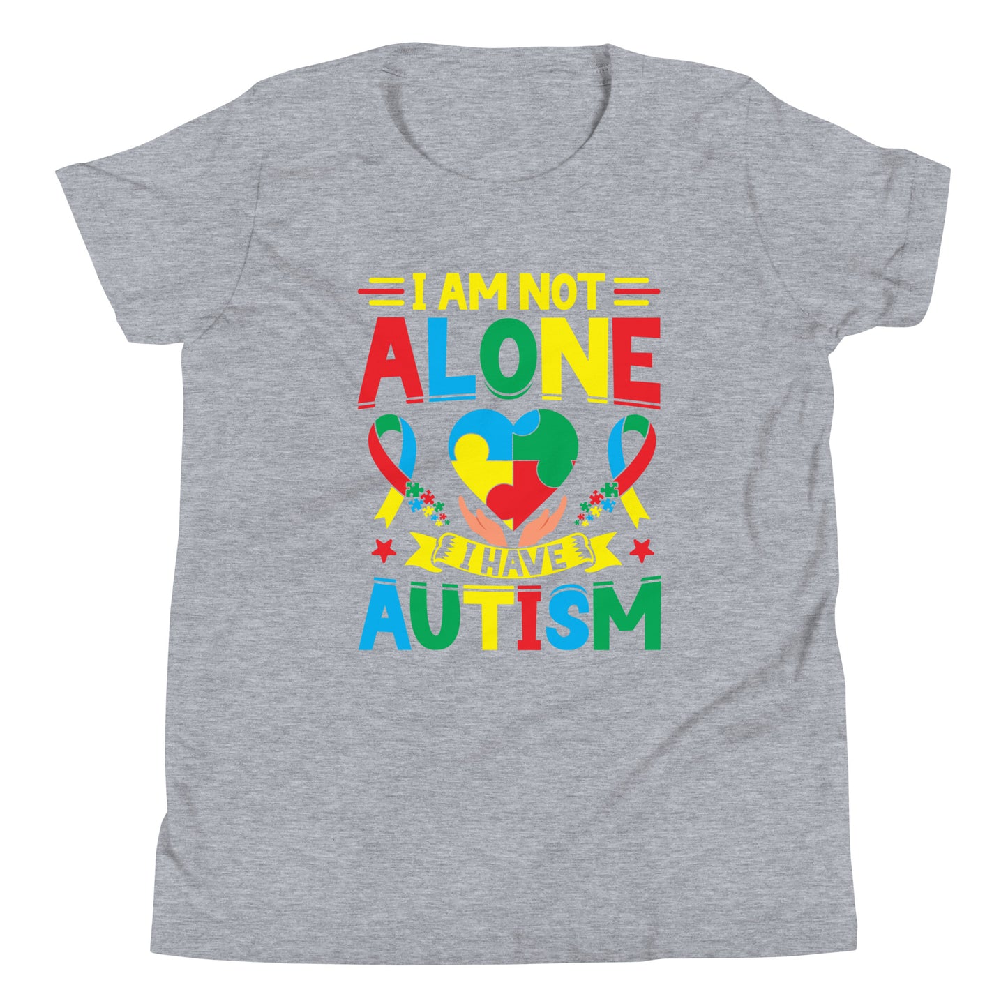 Autism Acceptance Together Quality Cotton Bella Canvas Youth T-Shirt